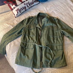 Army green jacket